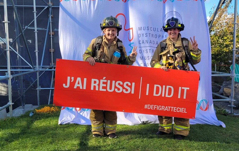 Défi Gratte-Ciel : félicitations à nos incroyables pompiers!